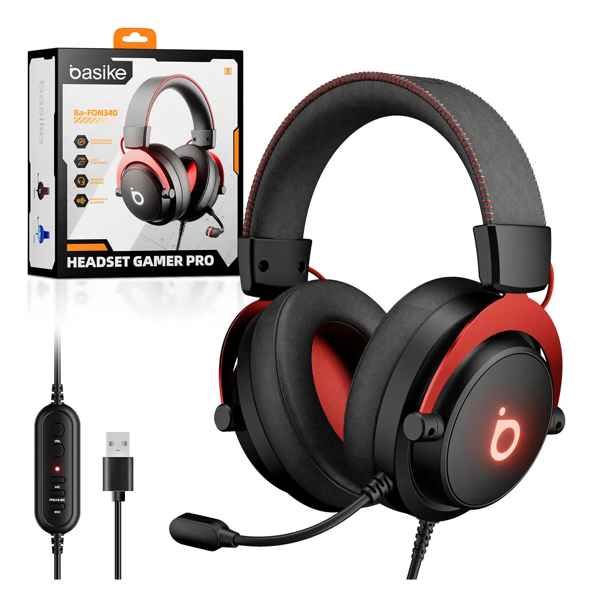 Headset Basike Ba-FON340